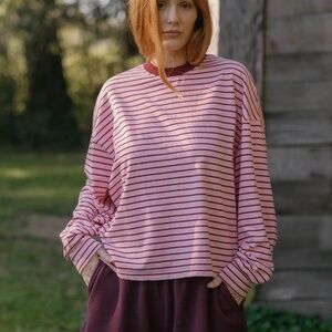 Eleven Eleven Striped Long Sleeve Size XSXS